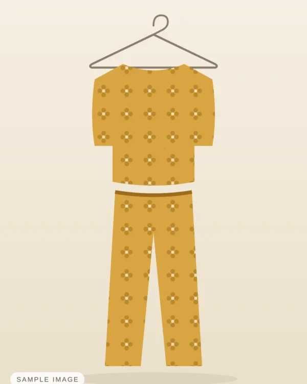 Mustard Printed Co-ord Set