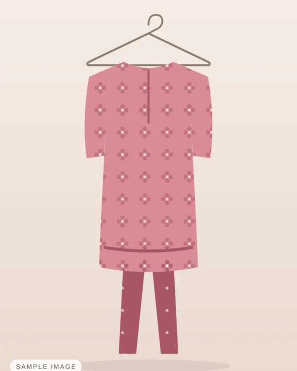 Rose Chanderi Anarkali Set
